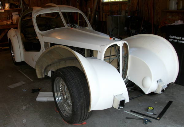 Front fenders - trimming