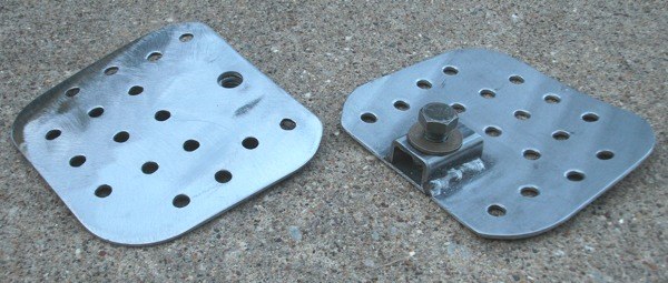 Shoulder strap attach hard-point plates