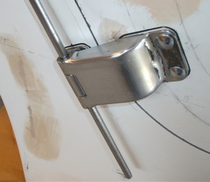 door hinge - unfinished