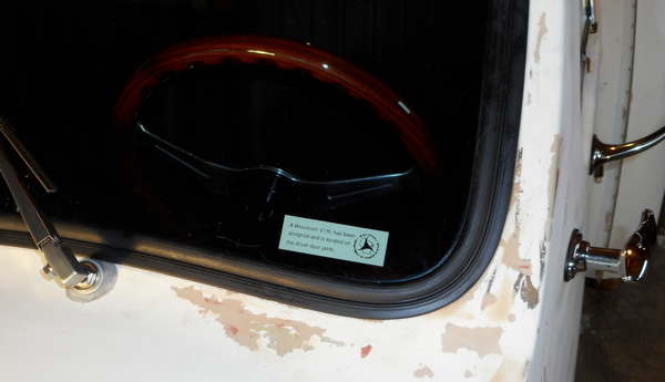 windshield VIN sticker