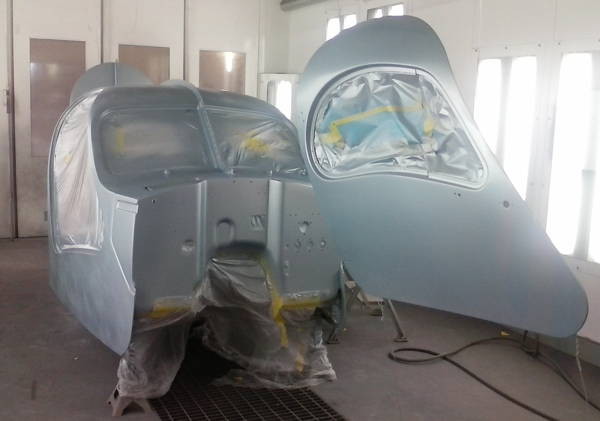 Body in base coat