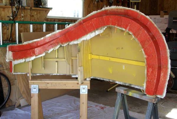 Rear fender molds start