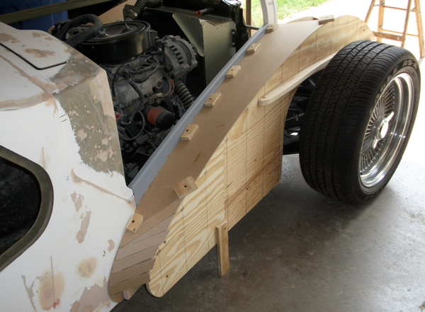 Front fender wings - side