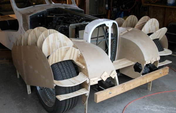 Front fender side skins