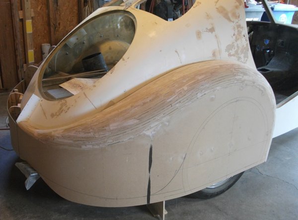 Rear fender strips
