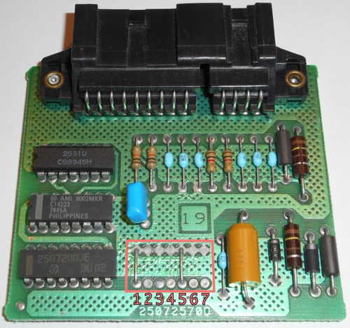 DRAC board, jumpers