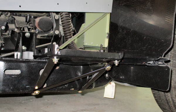 Battery tray, braces
